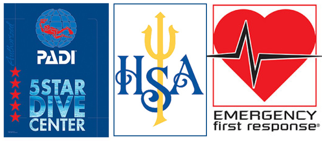 PADI 5 Star Dive Center, HSA, Emergency First Response